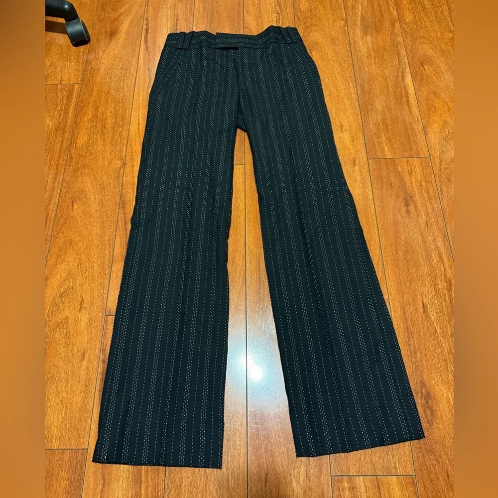 Gucci Black Pinstripe Wide-Leg Men’s Pants